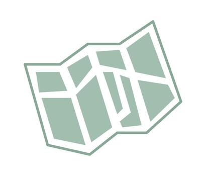 plano navegación mapa vector