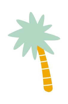 plano palma árbol vector