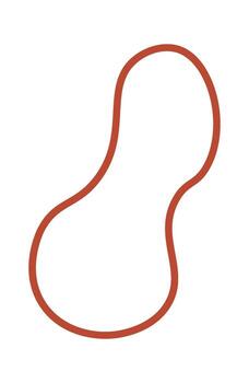 Drawn Icon Empty abstract geometric shape vector