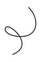 Continuous line art of spring vector