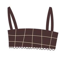 Women bikini top Swimwear vector