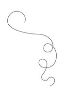 Curved line icon vector