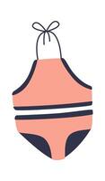 Swimsuit Top And Pants vector