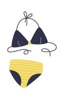 Swimsuit Bra And Pants vector