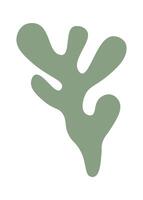 Seaweed Plant Icon Flat Illustration vector