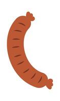 Grilled Sausage Meat Illustration vector