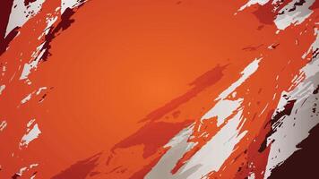 Dynamic Orange Abstract Sports Background with Grunge Texture vector