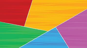 Blank Colorful Comic Book Frame Panel Background vector