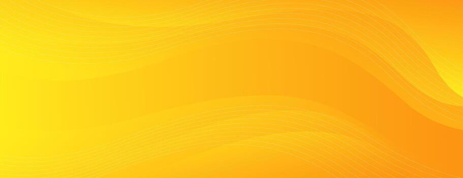 Bright yellow gradient background with liquid wave shapes. Abstract banner design. Suitable for businesses, sale banners, ads, events, templates, pages, websites, and others vector