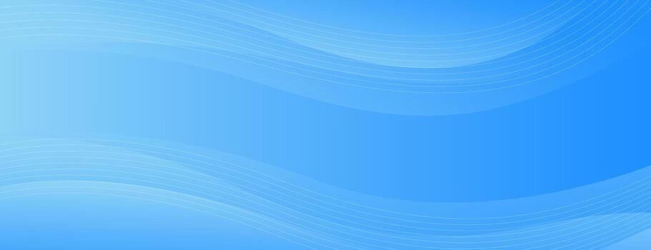 Bright blue gradient background with liquid wave shapes. Abstract banner design. Suitable for businesses, sale banners, ads, events, templates, pages, websites, and others vector