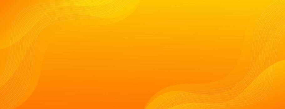 Bright orange gradient background with liquid wave shapes. Abstract banner design. Suitable for businesses, sale banners, ads, events, templates, pages, websites, and others vector