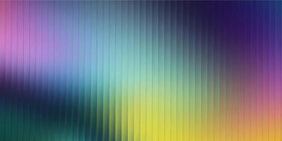 Ribbed gradient background with abstract glass and blue pattern for color effect or neon line design. Blur and metal texture meet iridescent graphic light in wave. vector