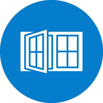 Window Case Custom Line Element vector