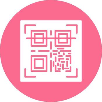 qr código suave aplicación visual vector