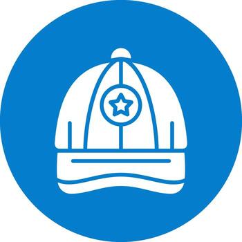 gorra sensible aplicación forma vector