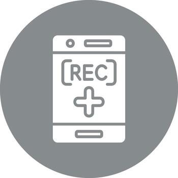 Record Interactive UI Design vector