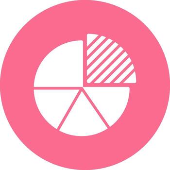 tarta grafico codificado ui símbolo vector