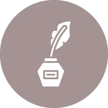 pluma codificado ui símbolo vector