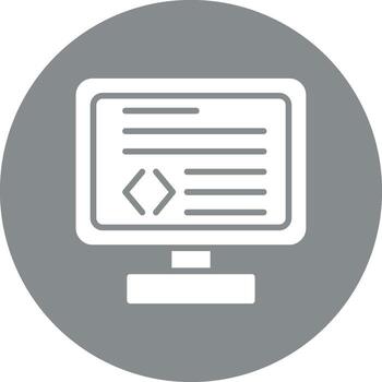 programación interactivo símbolo vector