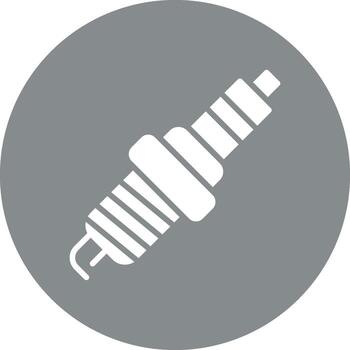 Spark Plug Web Style Graphic vector