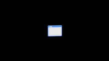 3D Access Denied Password Error Animation video