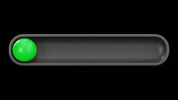 Minimalist 3D Loading Process Bar Loop video