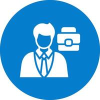 Businessman Clean Frame Object vector