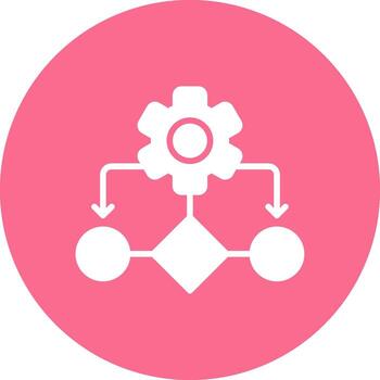 Logical Futuristic UI Mark vector