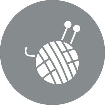 tejido de punto codificado ui símbolo vector