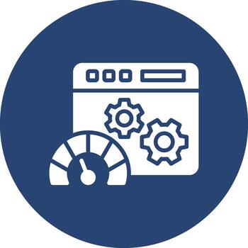 Web page speed test Minimal Art Object vector