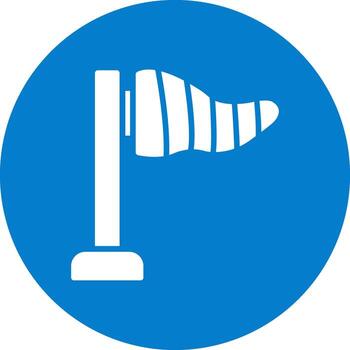 Wind Socket Gradient Style Element vector