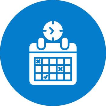 Work schedule Outlined Frame Object vector