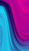 Abstract Swirls of Cyan and Magenta. A Vibrant Digital Artwork video