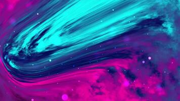 Abstract Cosmic Swirl. A Symphony of Cyan, Magenta, and Nebulae video