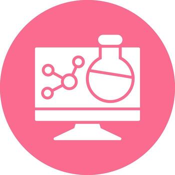 Virtual lab Gradient Color Form vector