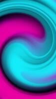 Abstract Swirling Cyan and Magenta Vortex video