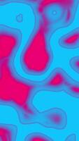 Abstract Pink and Blue Organic Shapes Digital Art video