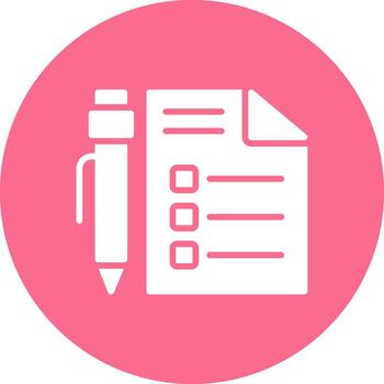 Quiz Abstract UI Visual vector