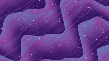 Abstract Purple Galaxy. Swirling Nebula Design video