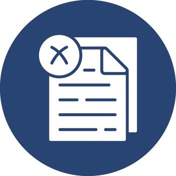 Rejected Bright Flat Artwork vector