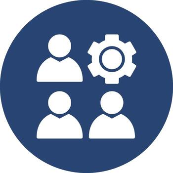 Workforce Bright Flat Artwork vector