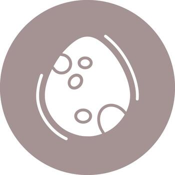 Dinosaur egg Gradient Style Element vector