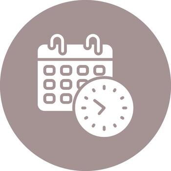 Clock App Focused Design vector