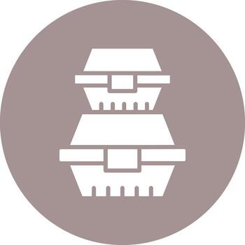 Food Container Modular Form vector