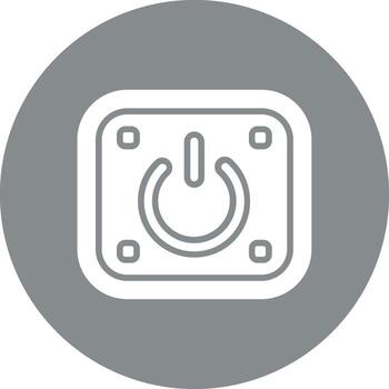 poder botón usuario interfaz marca vector