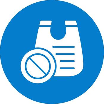 No el plastico agudo borde visual vector