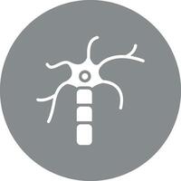Nerve Cell Digital Outline Piece vector