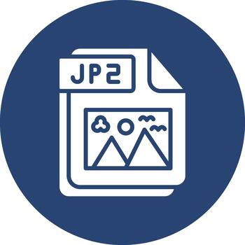 JP2 Solid Fill Symbol vector