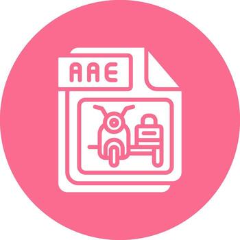 aae codificado ui símbolo vector