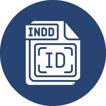 INDD User Interface Mark vector